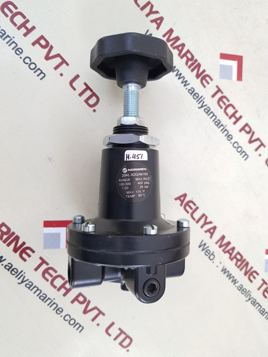 Norgren 20al-x2g/ak103 pressure regulators