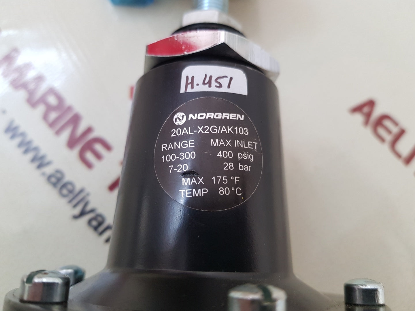 Norgren 20al-x2g/ak103 pressure regulators