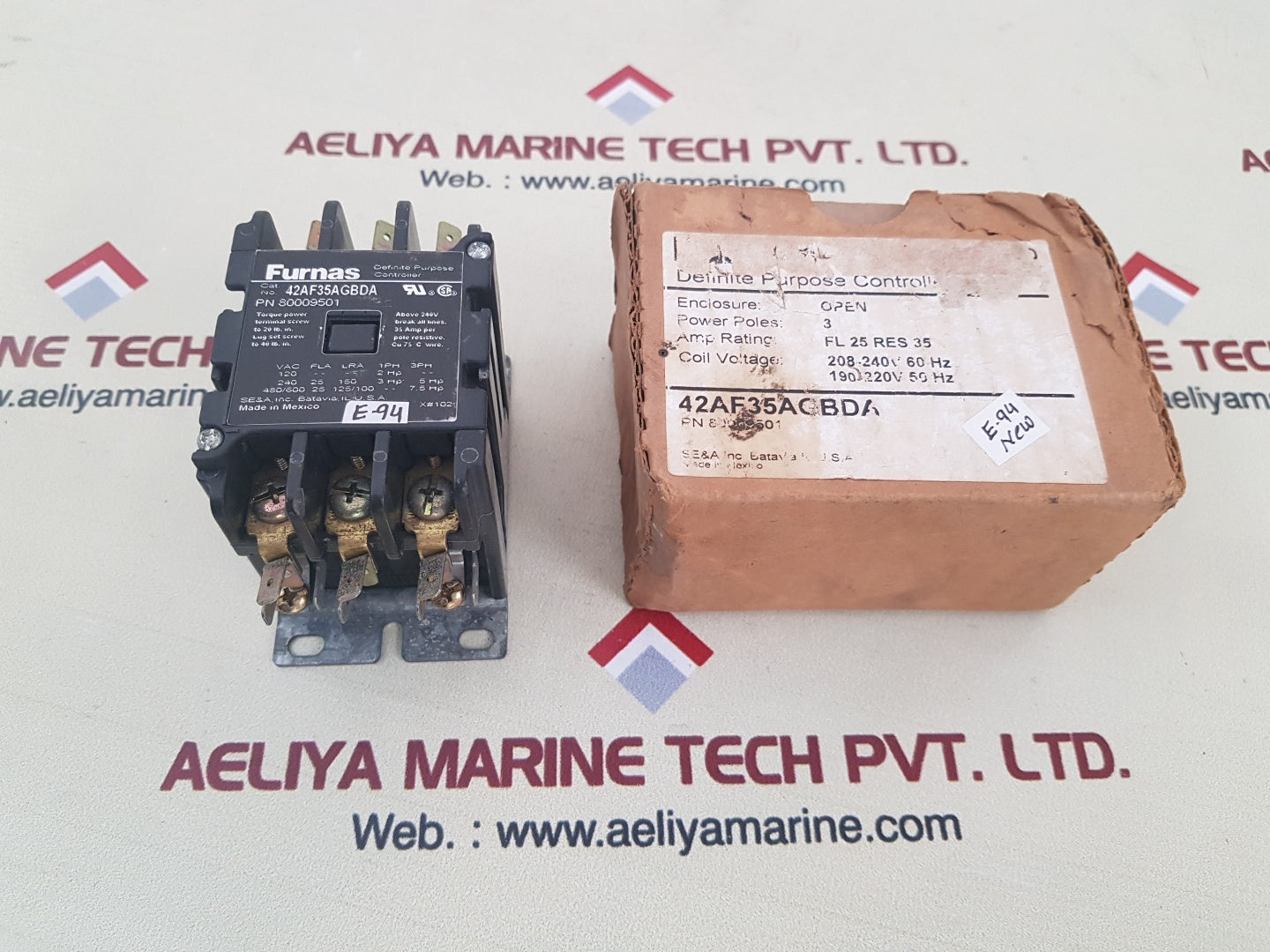 Furnas 42af35agbda definite purpose controller 80009501