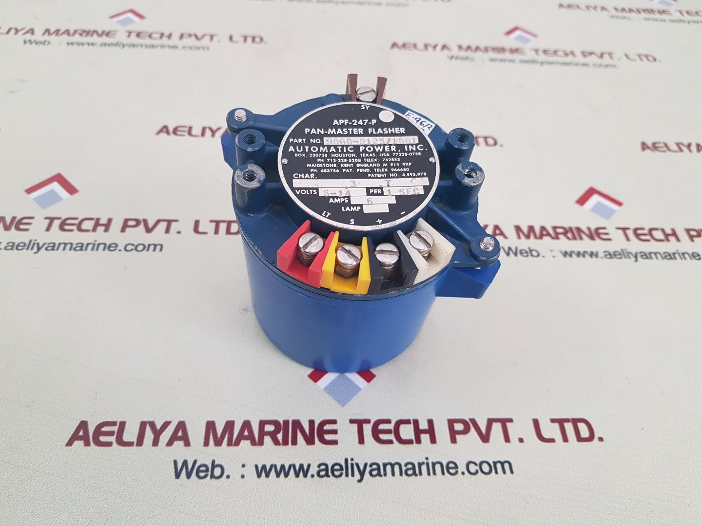 Automatic power apf-247-p pan-master flasher 9060-0125/1001 6Amp