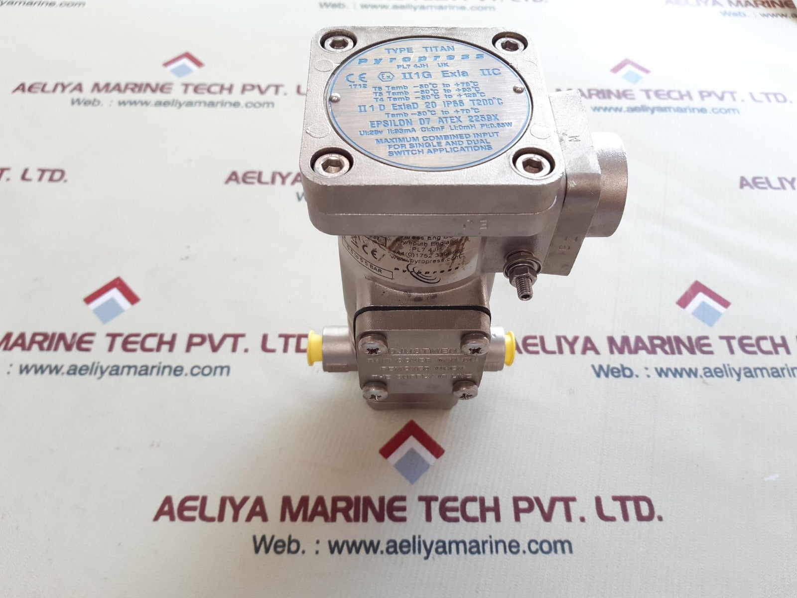 Pyropress titan pl74jh safe differential pressure switch