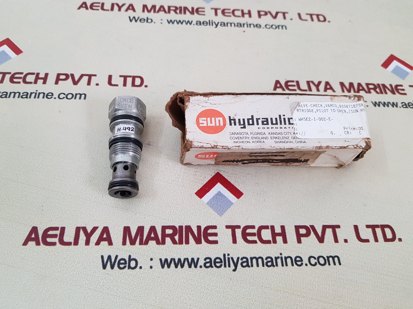 Sun hydraulics ckcb xen check valve