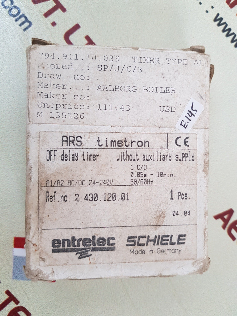 Entrelec schiele ars timetron 0,05s-10 min