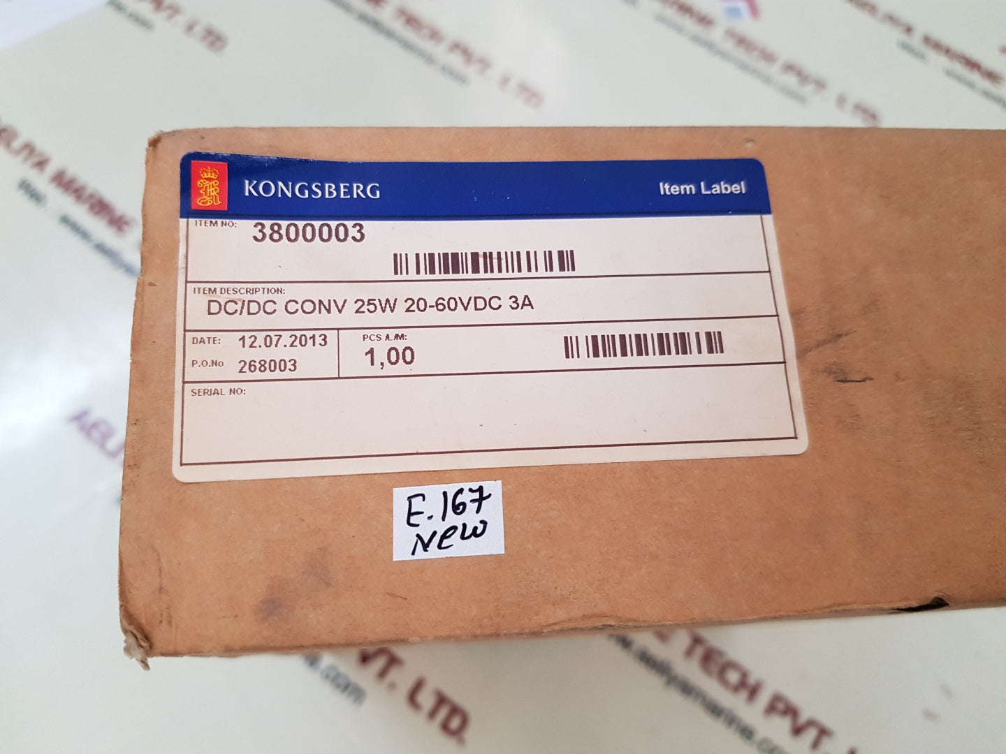 Kongsberg vt25-373-99/x9 cci power supplies llc