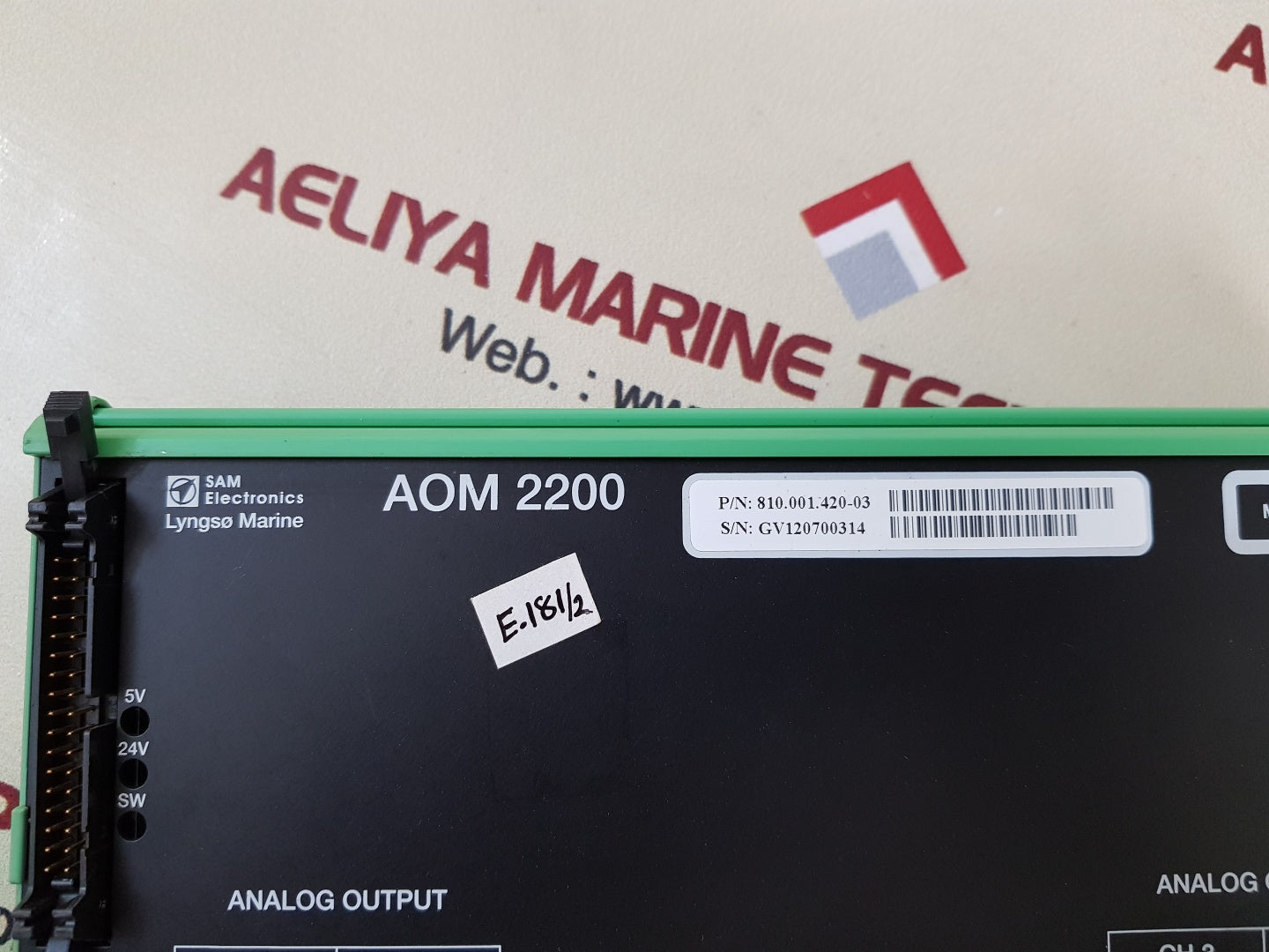 Sam Electronics/Lyngso Marine Aom 2200 Interface Module 810.001.420-03