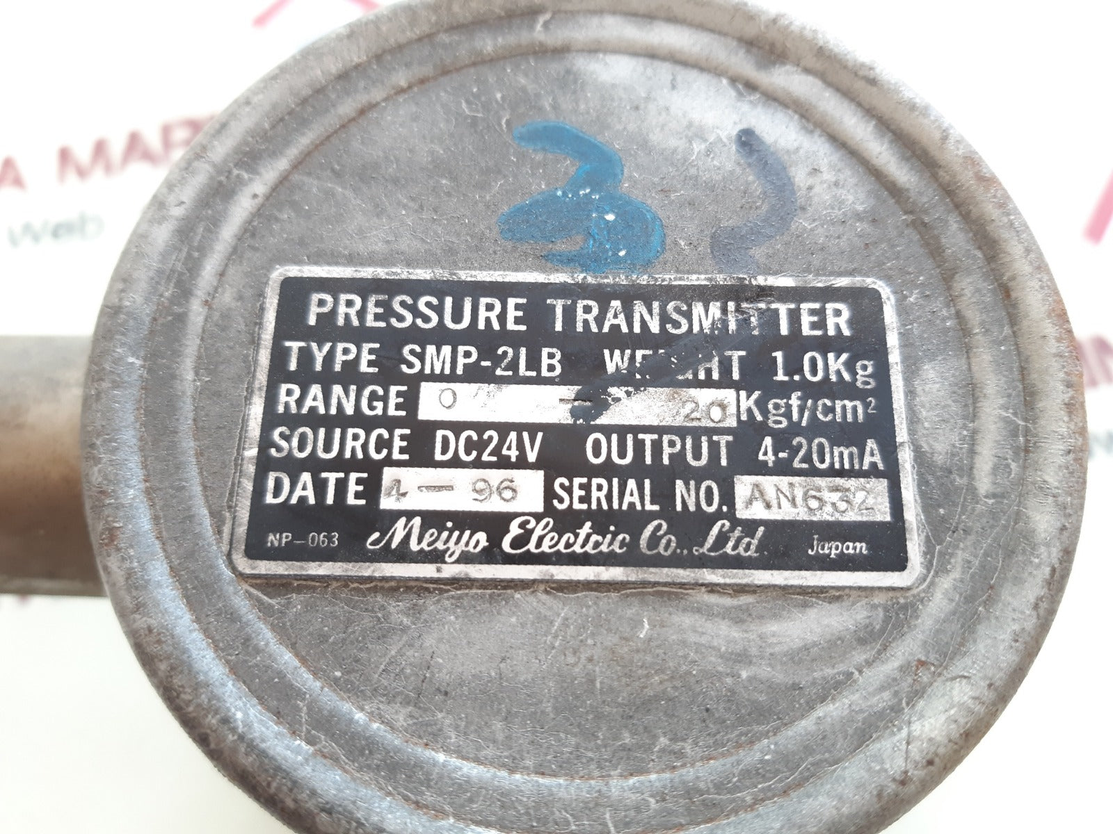 Meiyo electric smp-2lb pressure transmitter 0-20 kgf/cm²