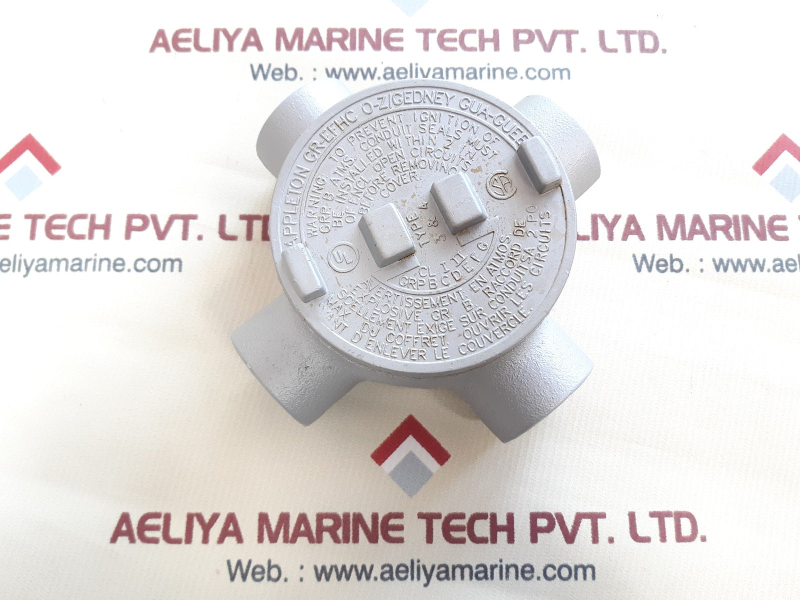 Appleton gr-efhc o-z/gedney gua-gueb outlet box