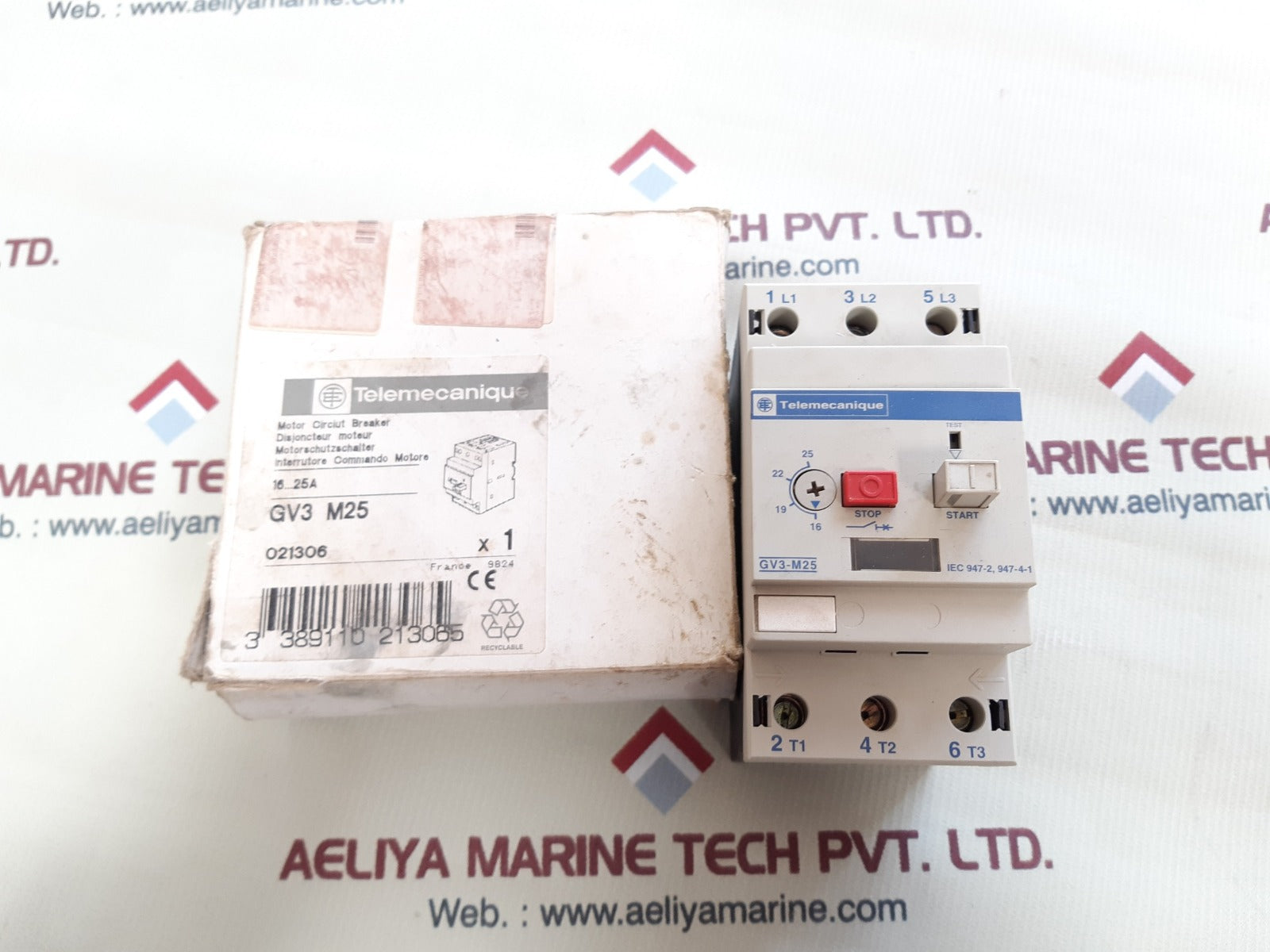 Telemecanique gv3 m25 motor circiut breaker