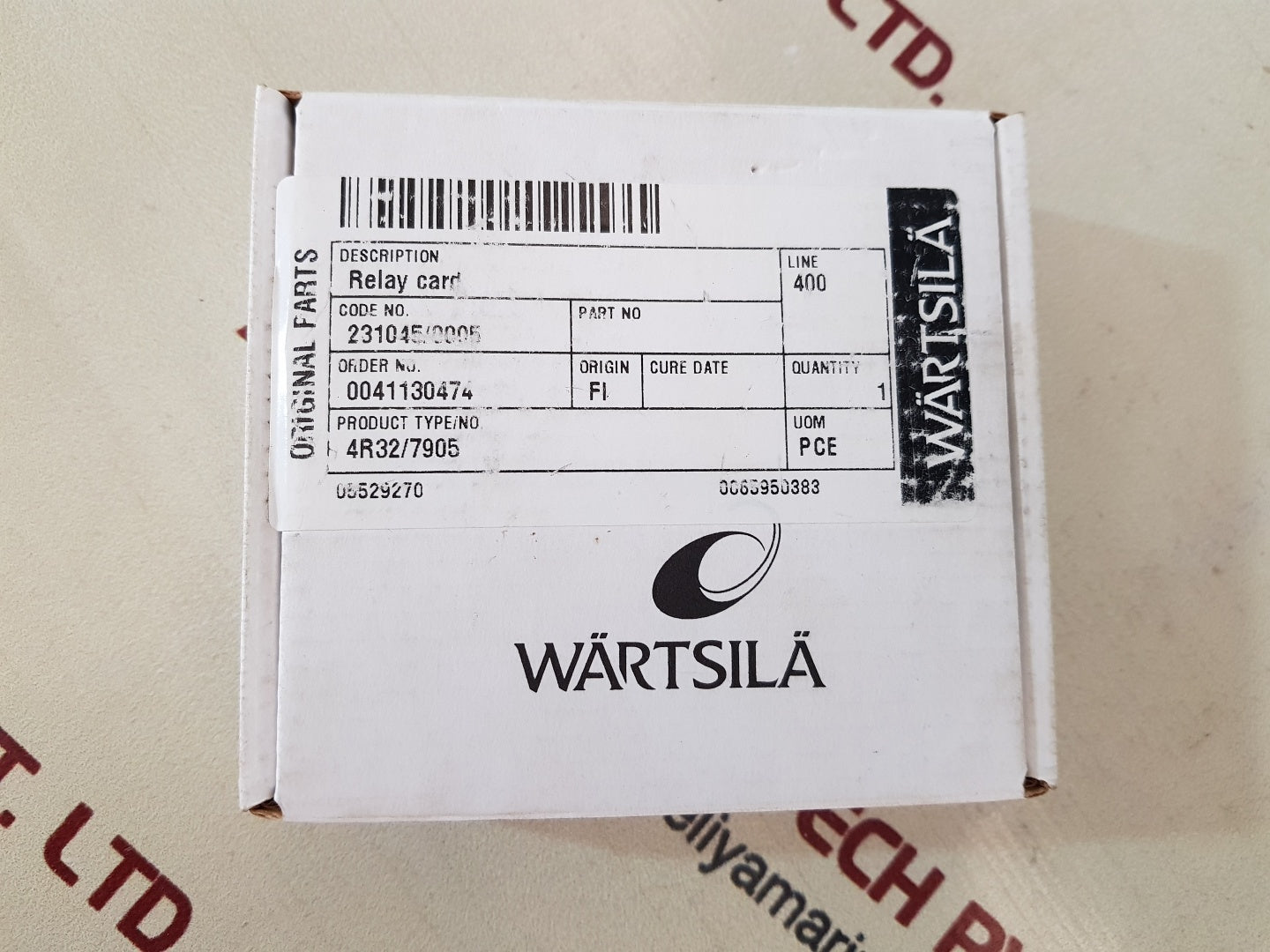 Wartsila C1 Power 110 Vdc Paae065775 Power Relay Board 4R32/7905
