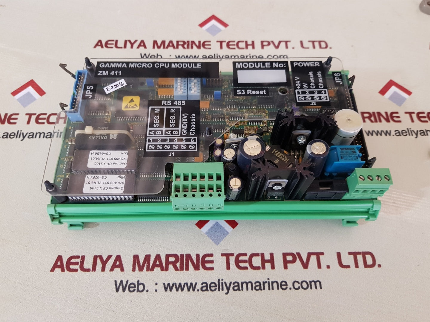 Stn atlas/Lyngso marine 962.002.800/b gamma micro cpu module zm 411