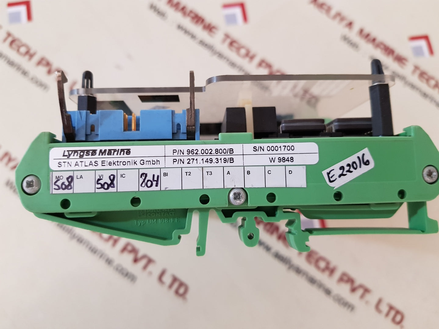 Stn atlas/Lyngso marine 962.002.800/b gamma micro cpu module zm 411