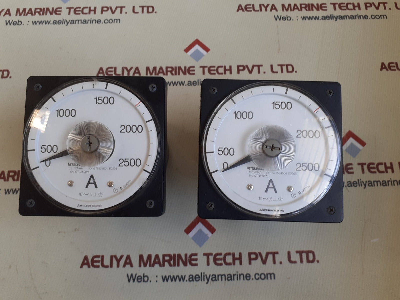 Mitsubishi electric ls-110naa ammeter 0-2500