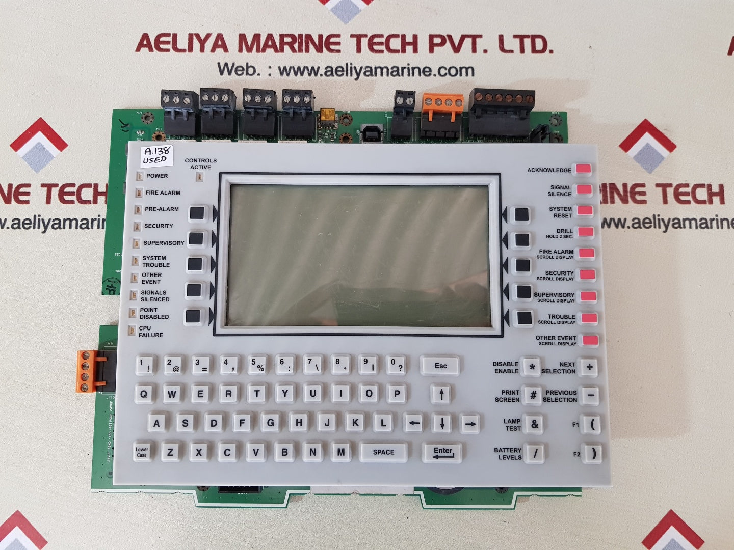 Jnca-2 network controller interface fire alarm system
