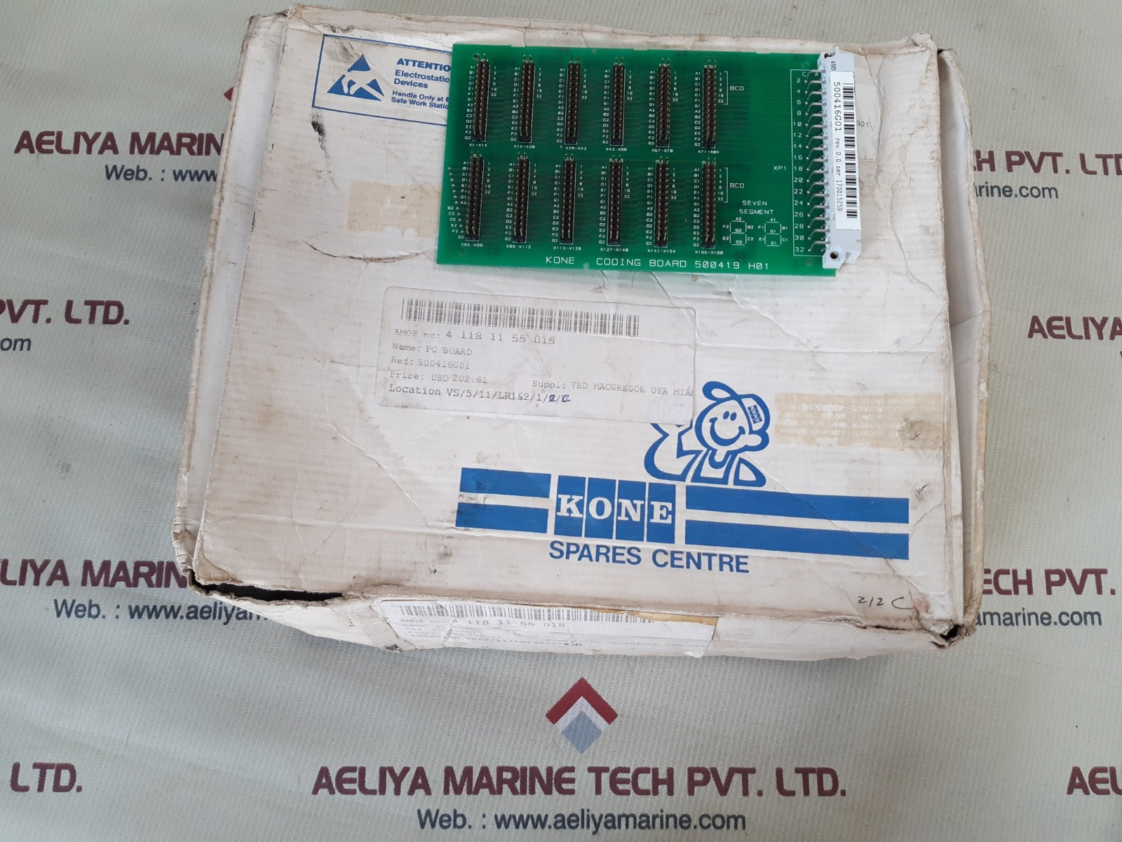 Kone 500419 h01 coding board rev 0.0