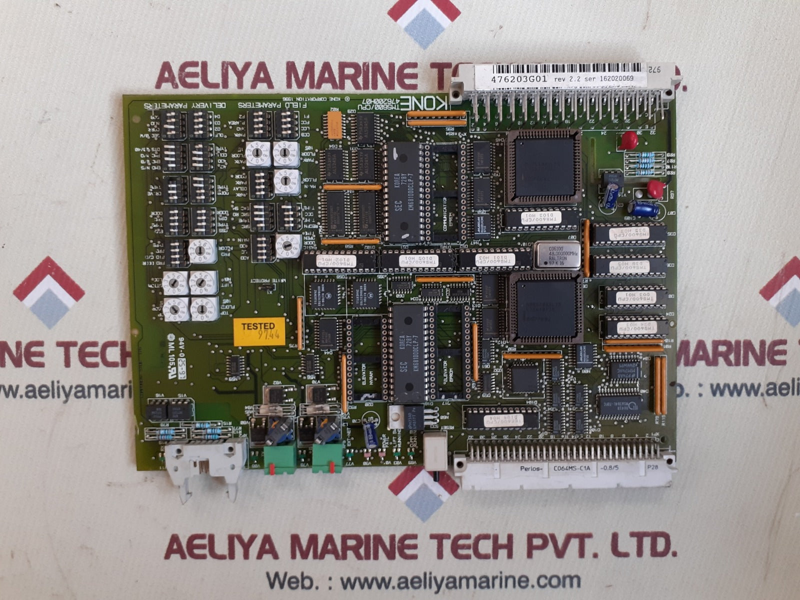 Kone tms600/cpu pcb card 476203g01