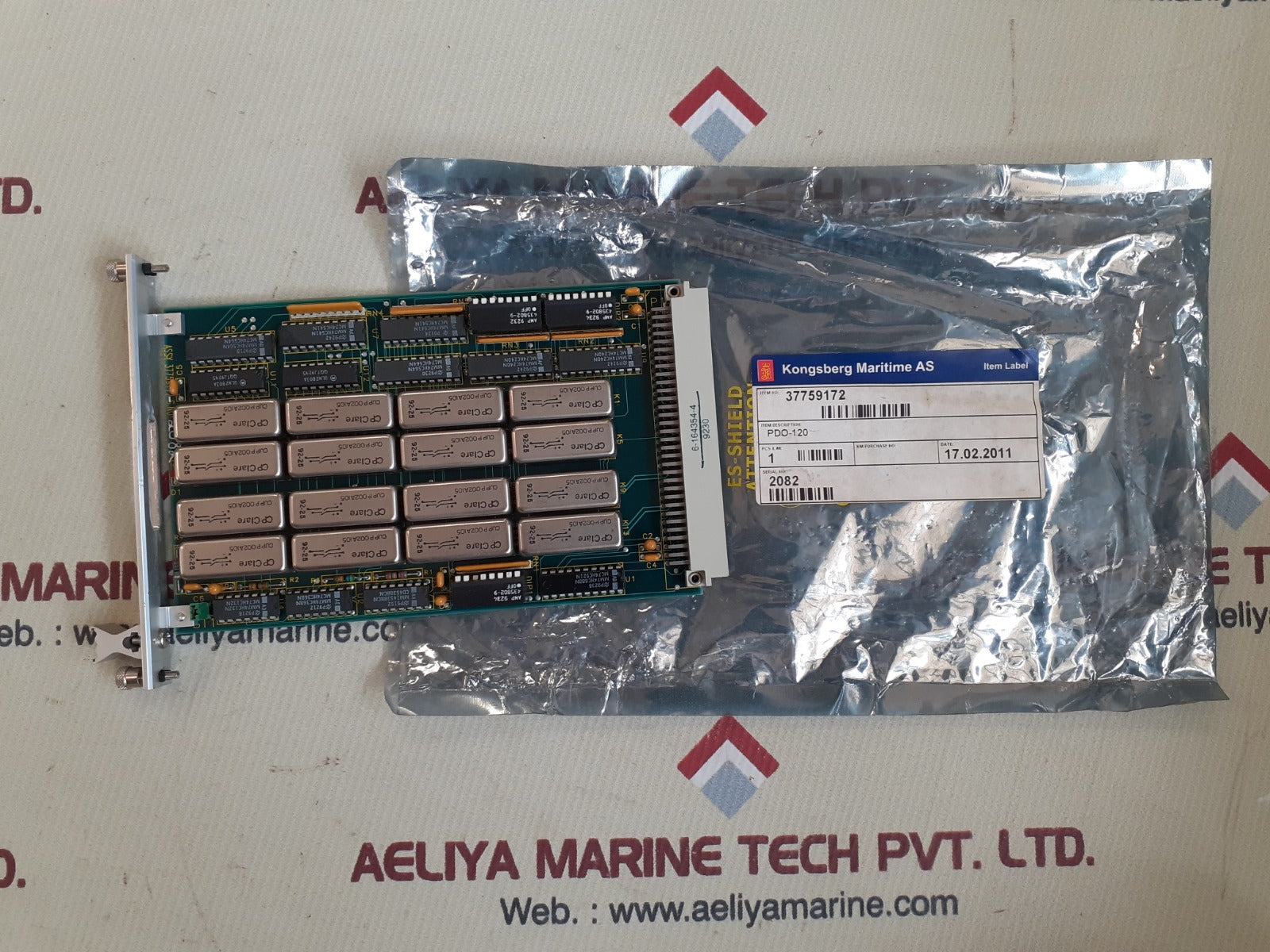 kongsberg pdo-120 pcb card 37759172