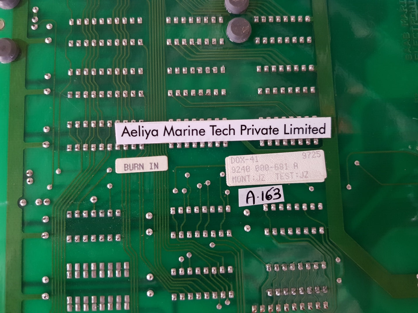 Saab marine dox-41 pcb card 9242213-001