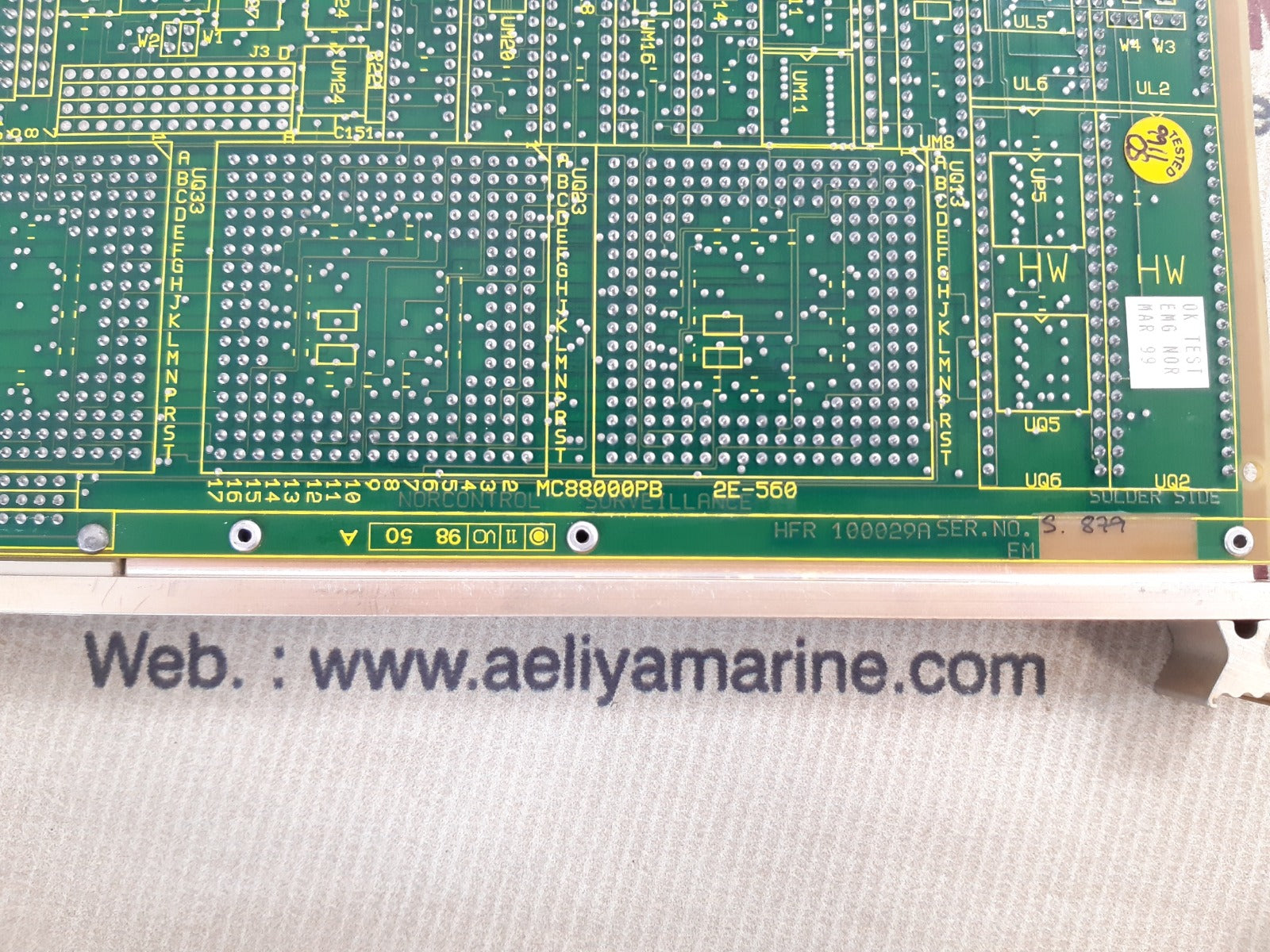 Norcontrol mc88000pb 2e-560 pcb card hfr 100029a