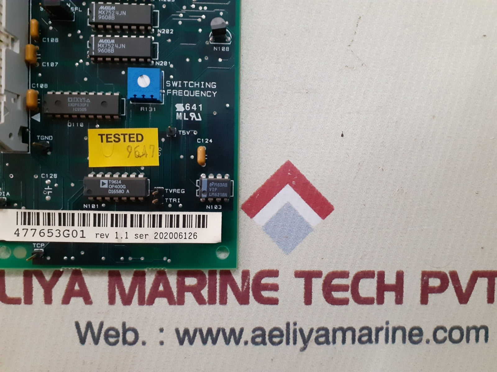 Kone v3flc inverter modulator card 477653g01 rev 1.1