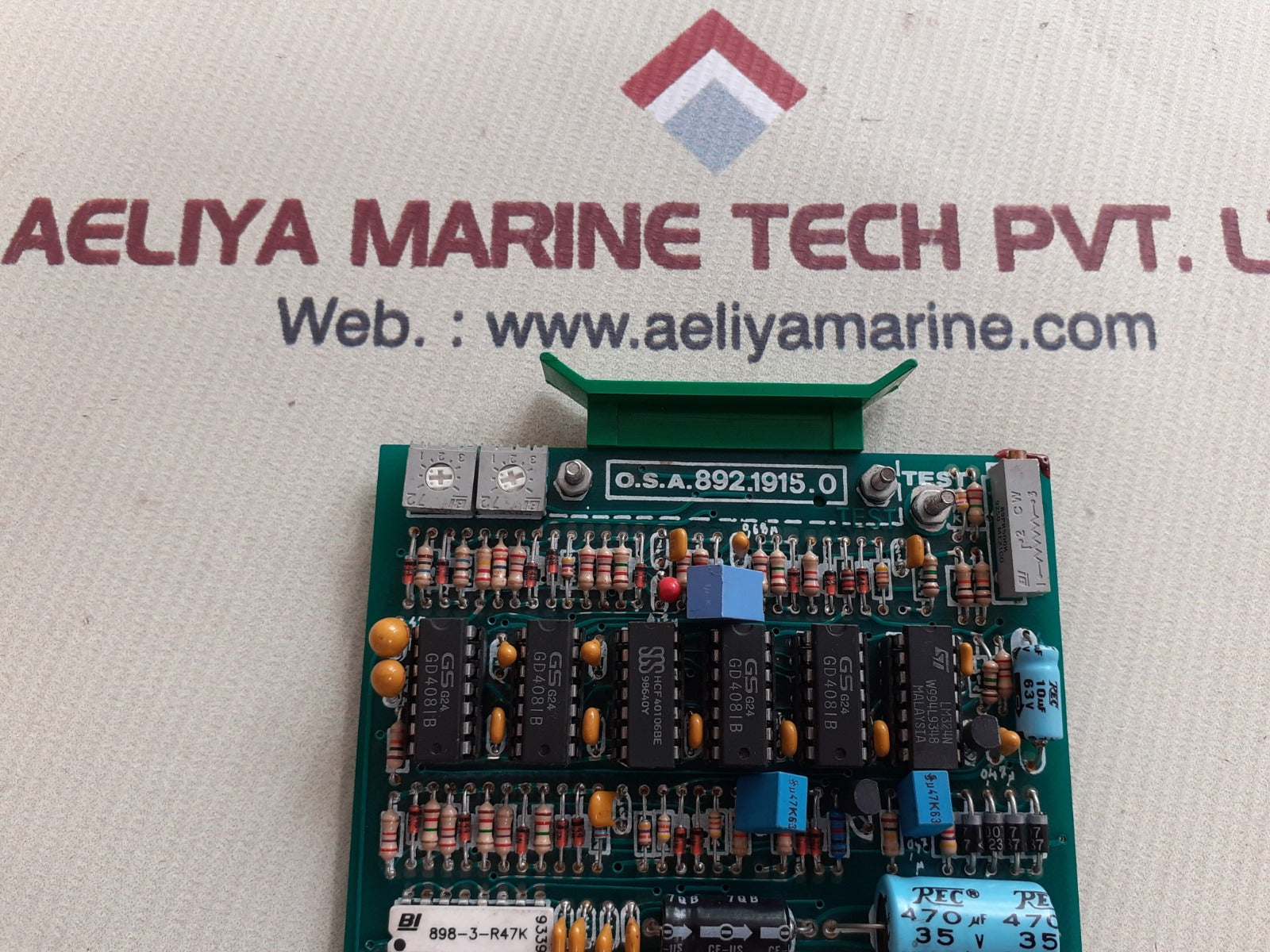 O.s.a.892.1915.0 pcb card mc211185 used
