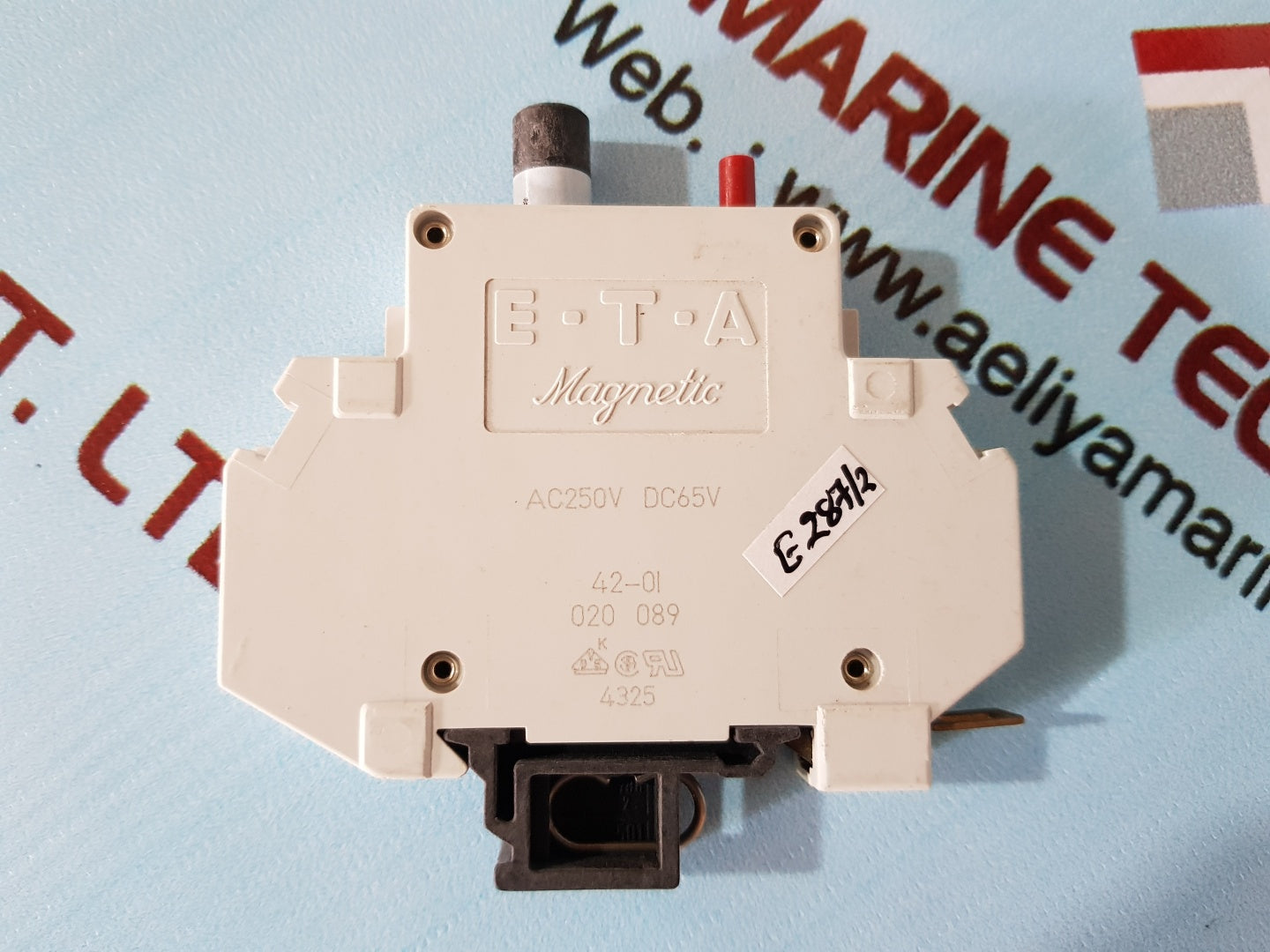 Set of 4x E.t.a.42-01 magnetic circuit breaker ac 250v dc65v