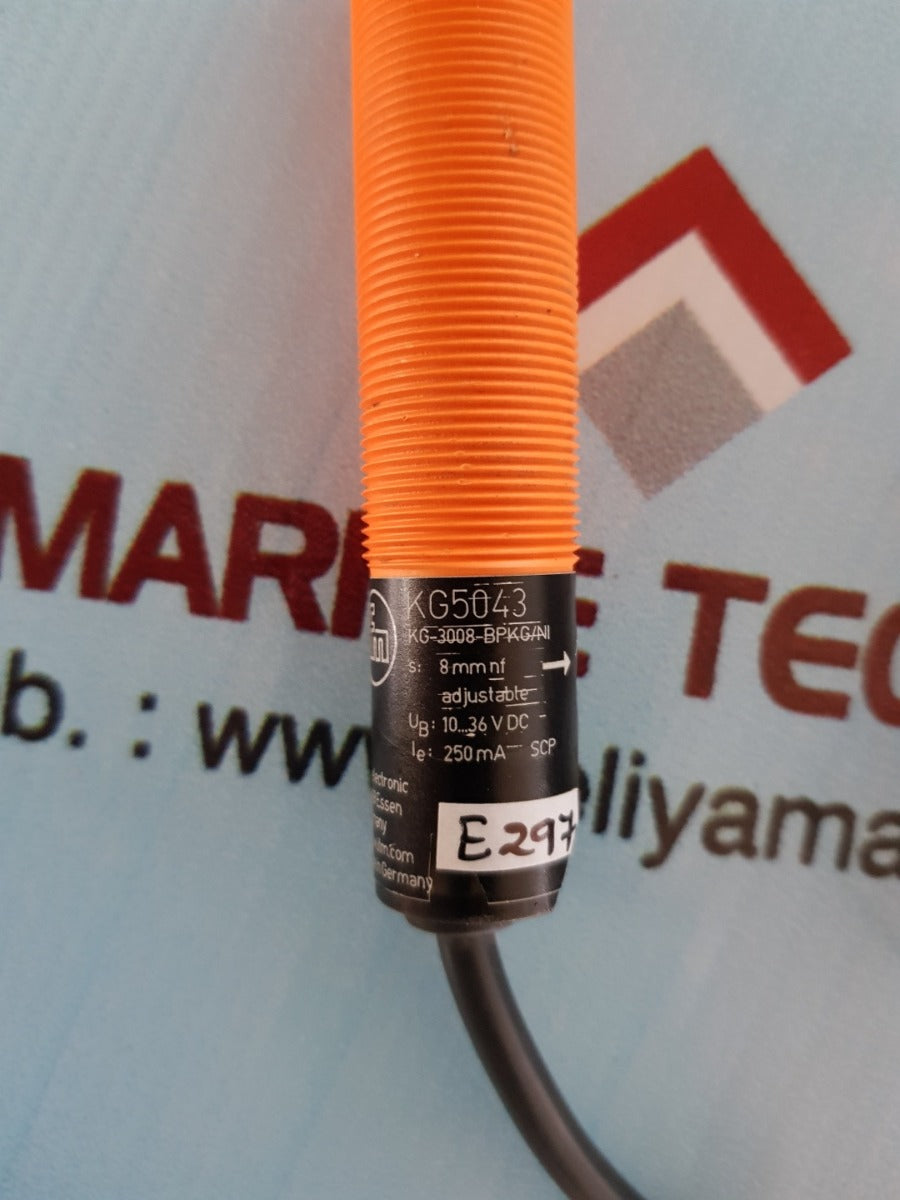Ifm kg-3008-bpkg/ni proximity switch sensor