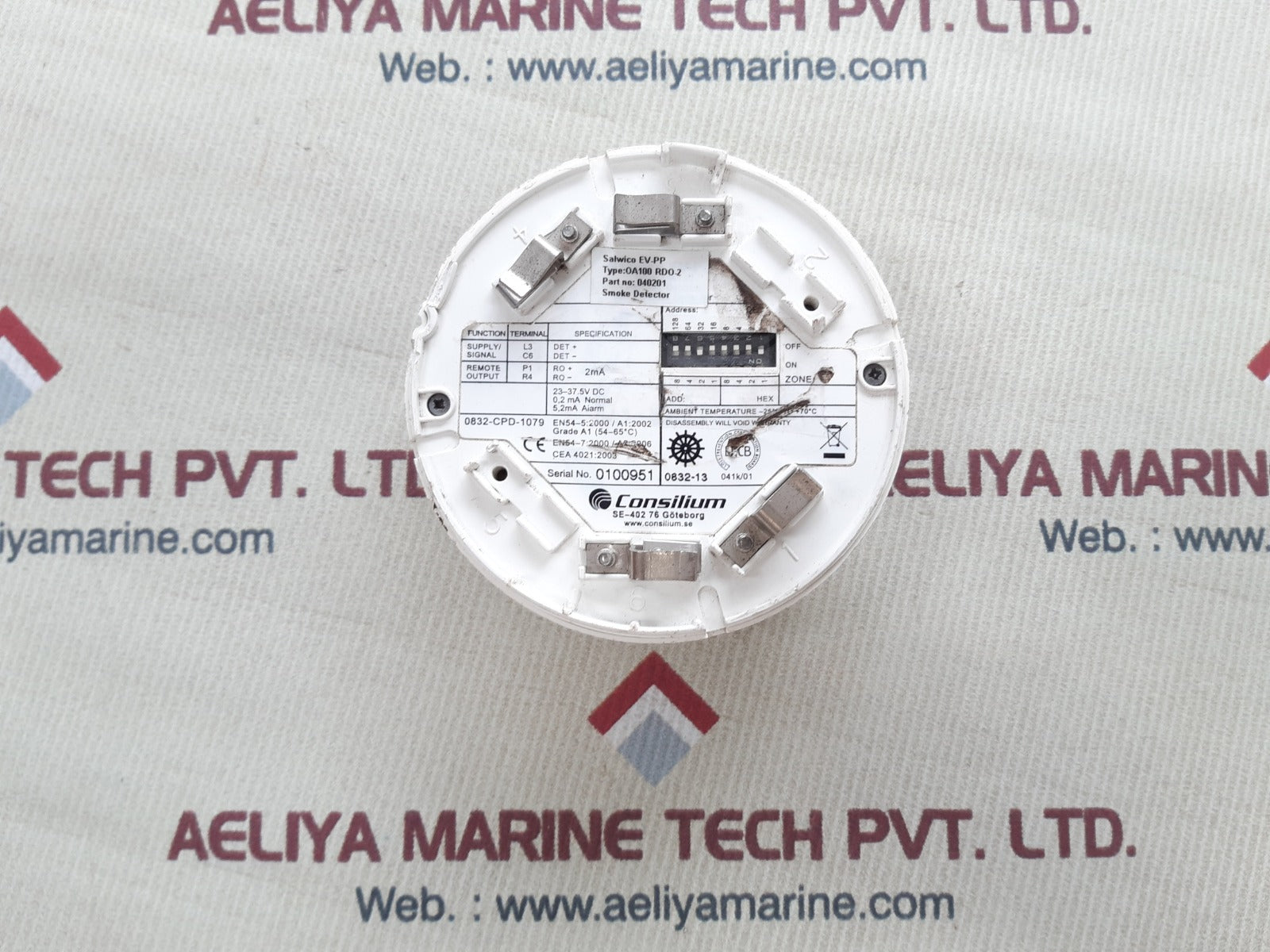 Consilium salwico ev-pp oa100 rdo_2 smoke detector