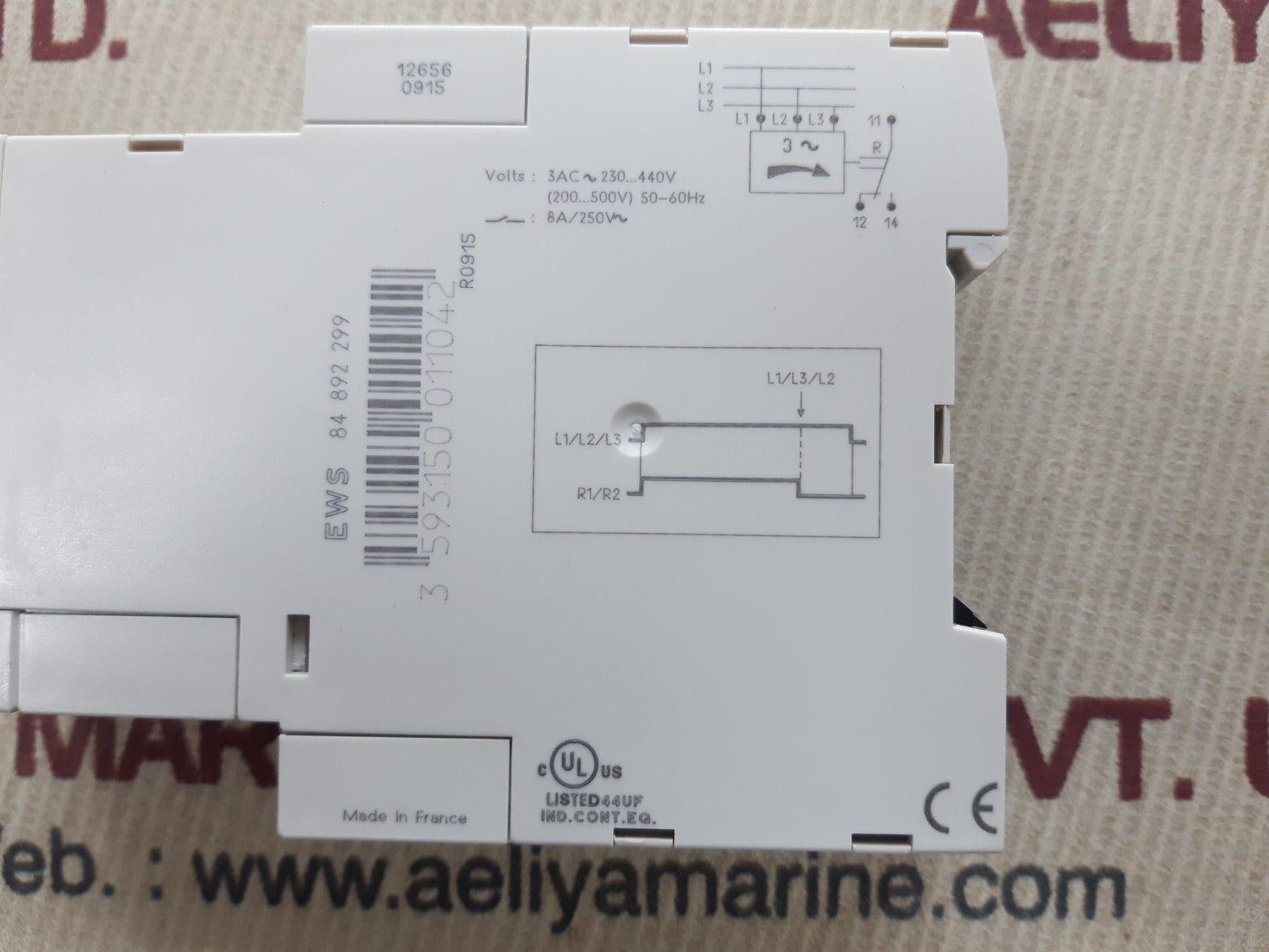 Crouzet ews 84892299 3-phases sequences relay