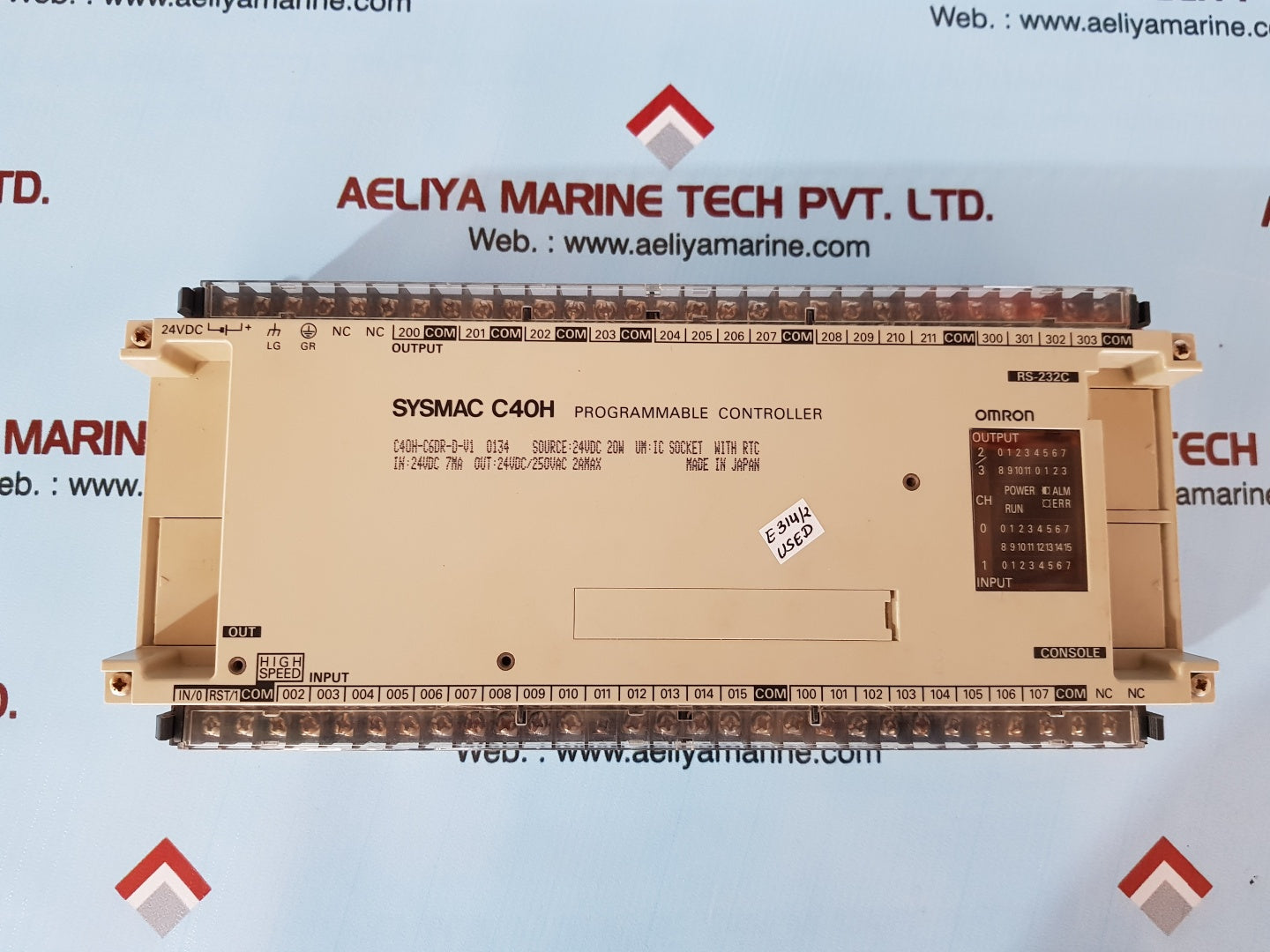 Omron Sysmac c40h programmable controller c40h-c6dr-d-v1