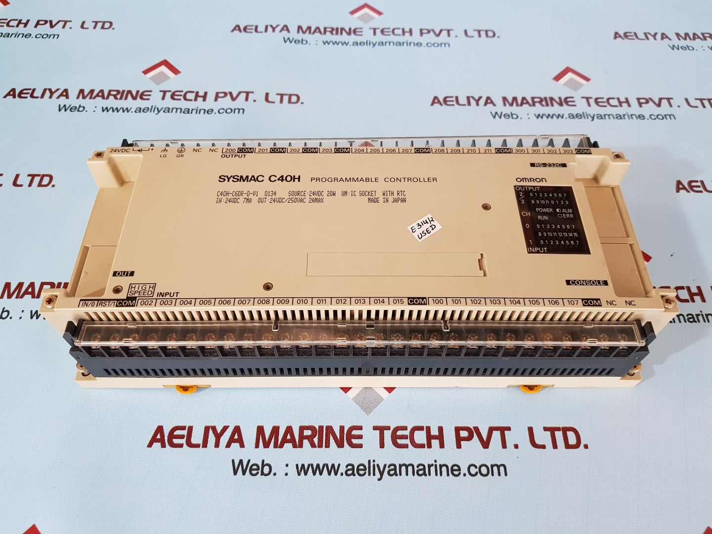 Omron Sysmac c40h programmable controller c40h-c6dr-d-v1