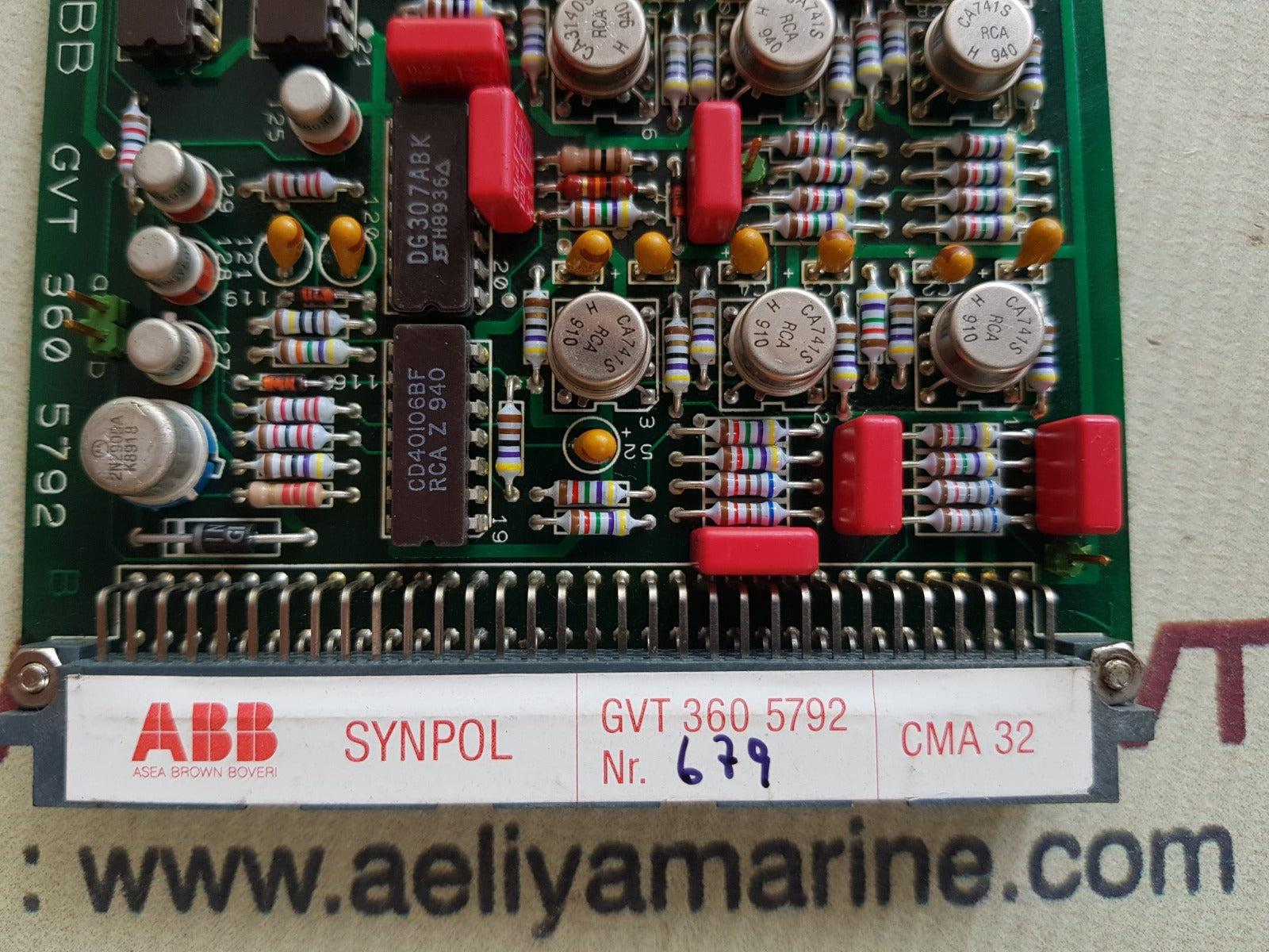 Abb synpol cma 32 gvt 360 5792 pcb card