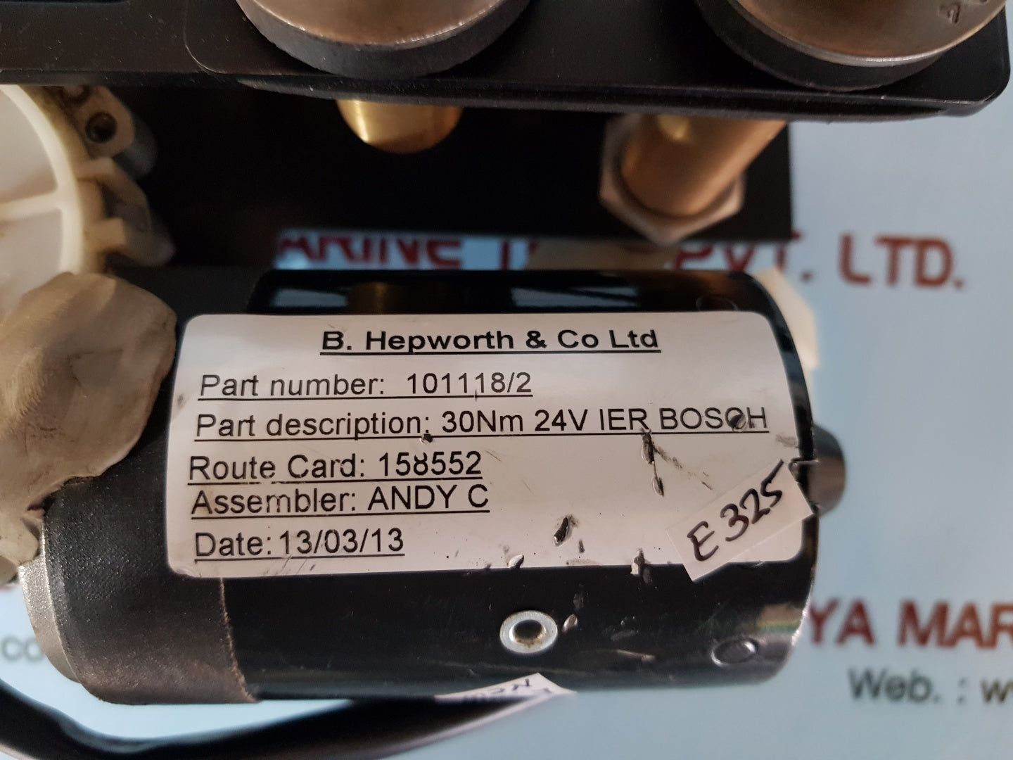 B.hepworth 30nm 24v marine wiper motor 101118/2