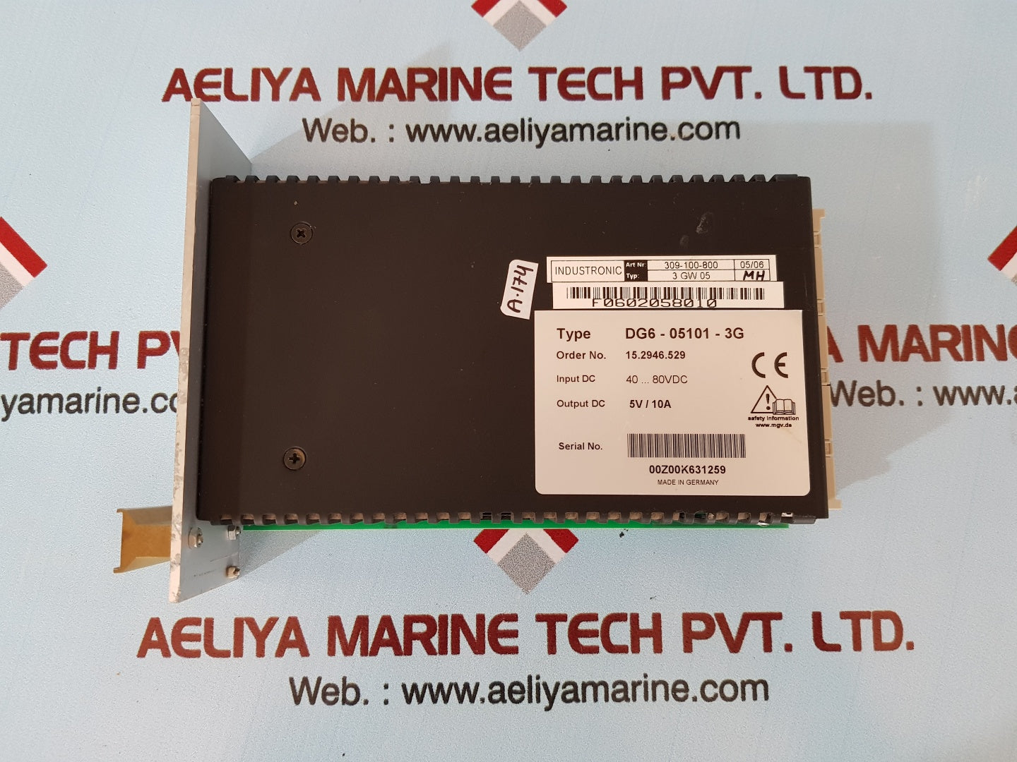 Industronic 3 gw 05 dg6-05101-3g pcb board 309-100-800