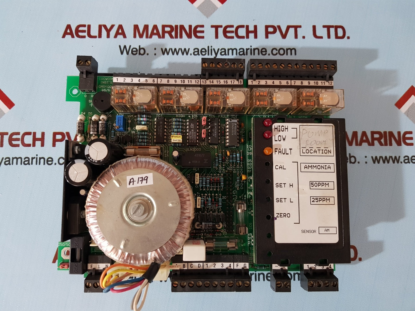 Crowcon gms1000 ss/6 pcb card