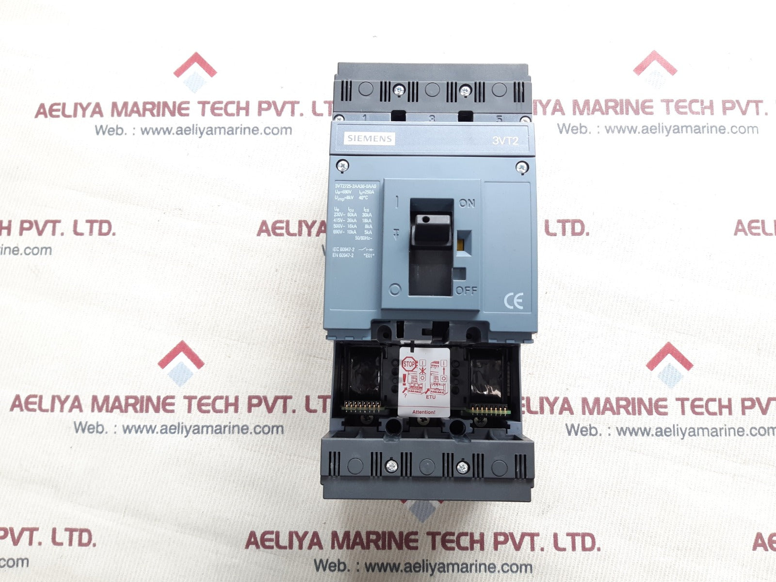 Siemens 3vt2725-2aa36-0aa0 circuit breaker