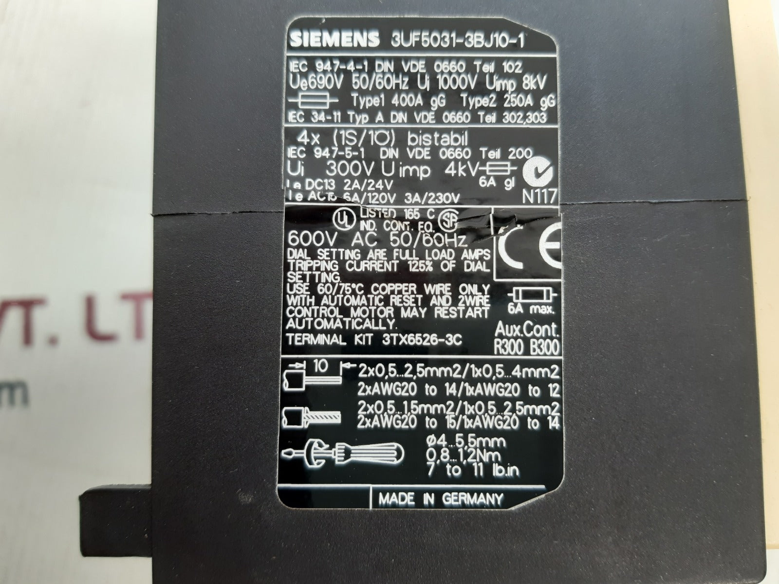Siemens 3uf5031-3bj10-1 basic unit