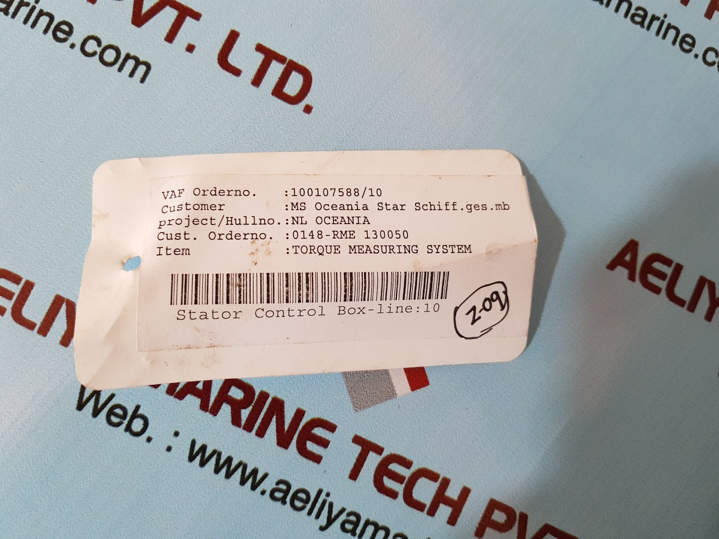 Vaf instruments t-sense torque measuring system