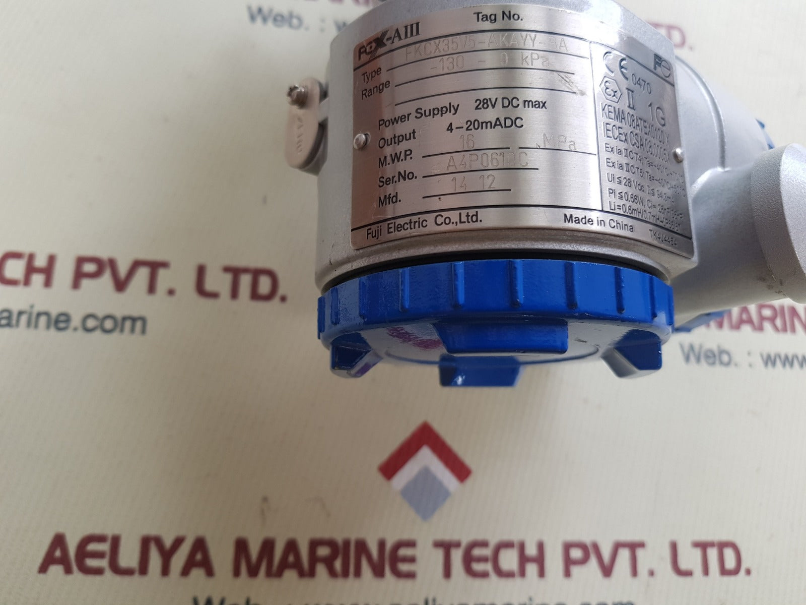 Fuji electric fkcx35v5-akayy-ba level transmitter