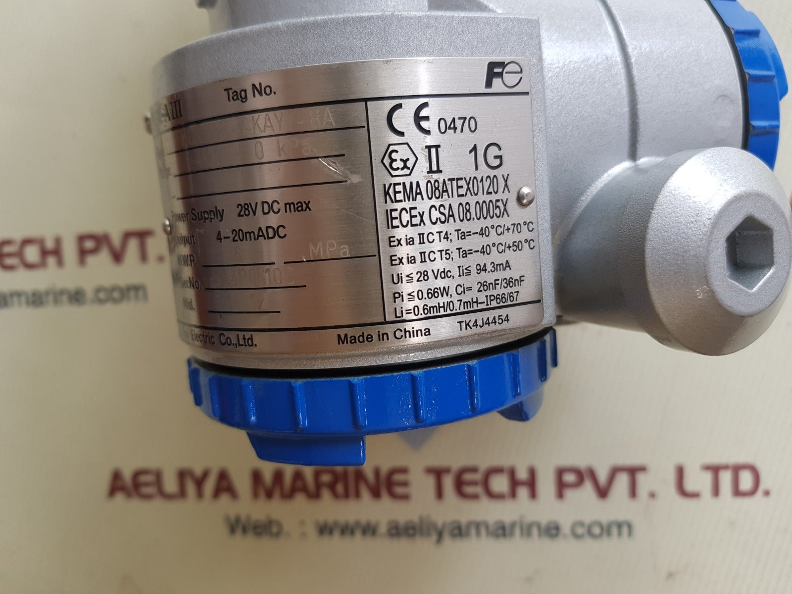 Fuji electric fkcx35v5-akayy-ba level transmitter