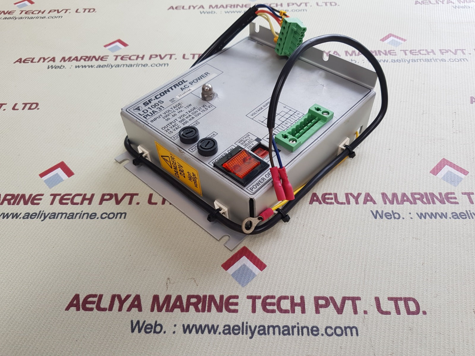 Sf-control ld100s pua31 frame grabber board input.230/115vac