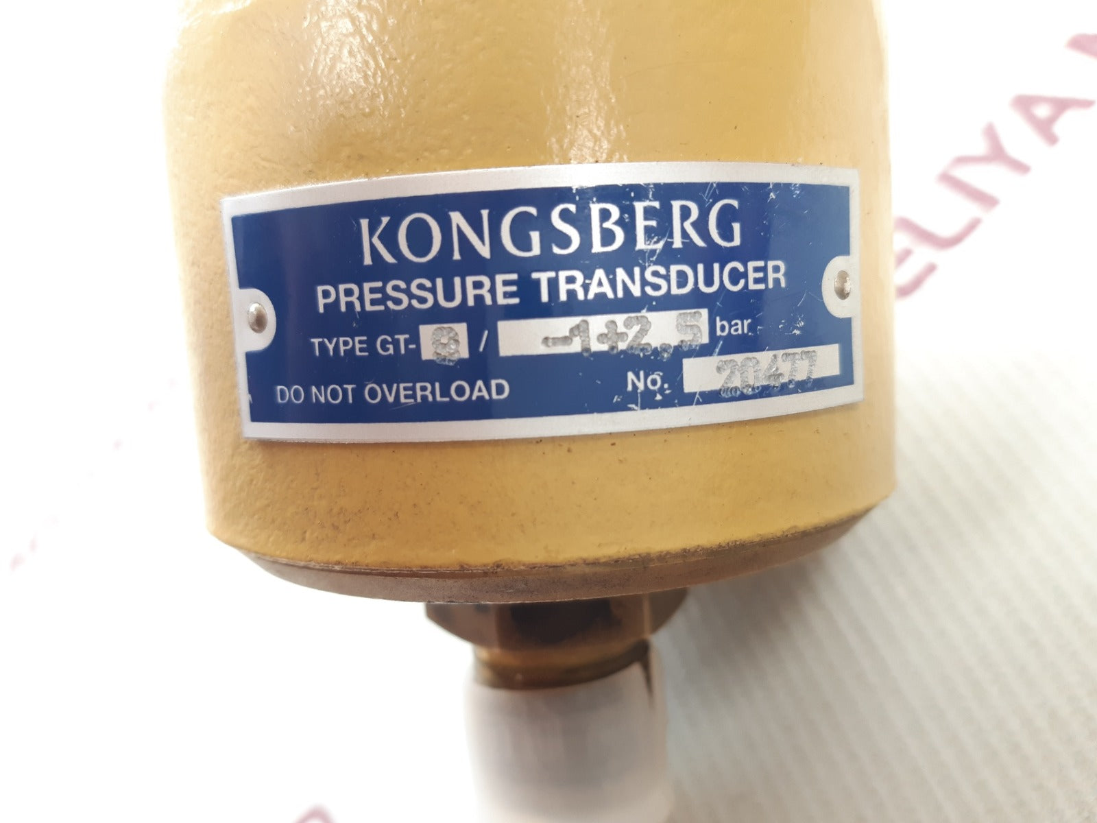Kongsberg gt-9/-1+2.5 bar pressure transducer