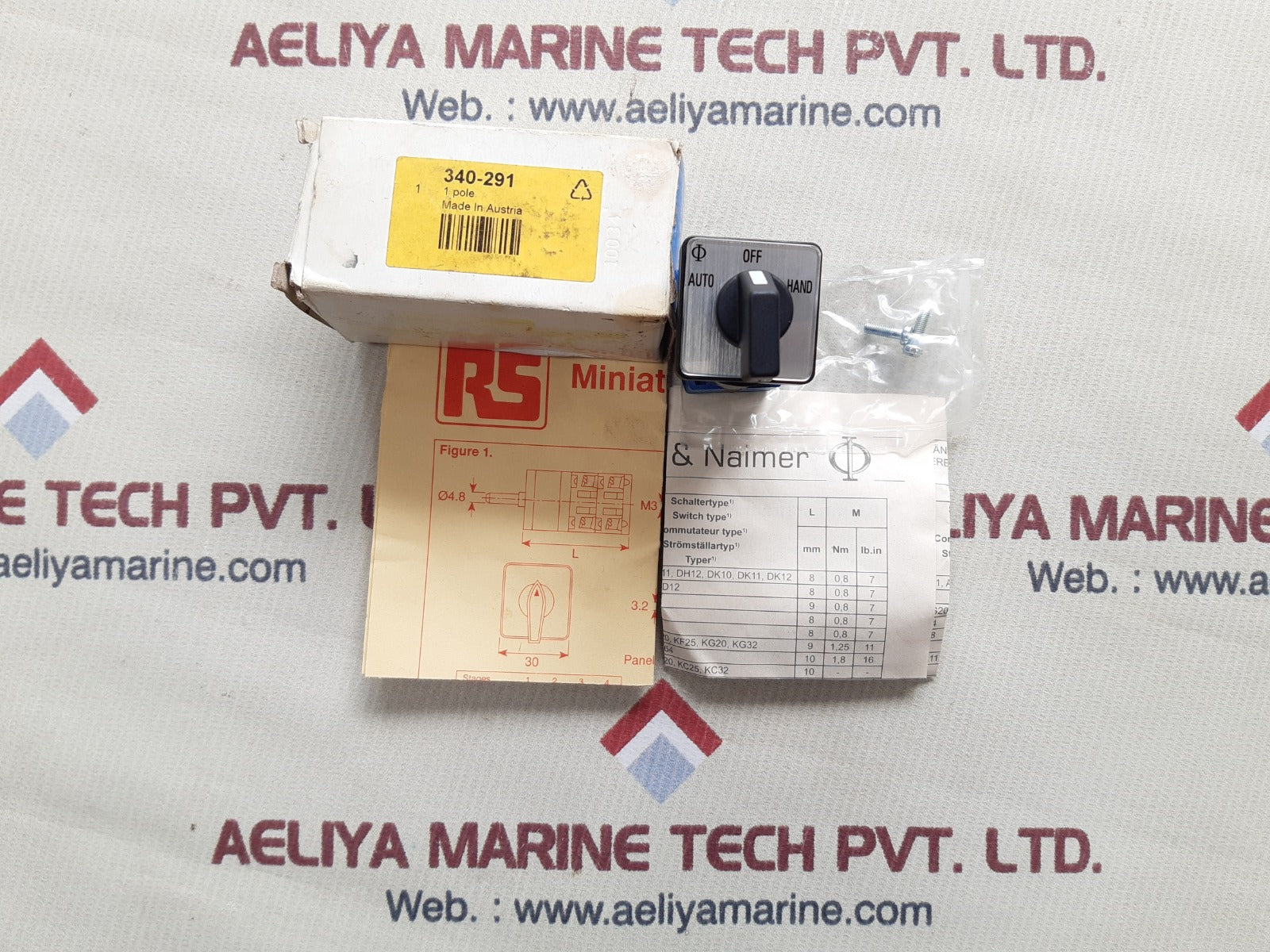 Kraus & naimer cg4 a210 rotary switch