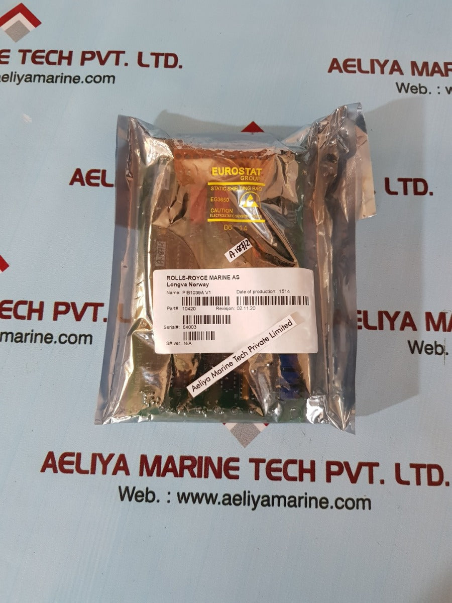 Ulstein propeller pib1039a pitch indication and backup card