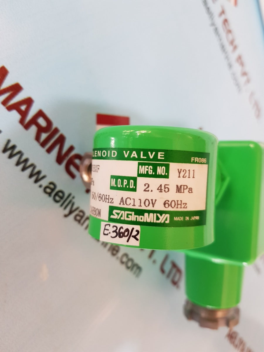 Saginomiya sev-603bxf solenoid valve 2.94 mpa