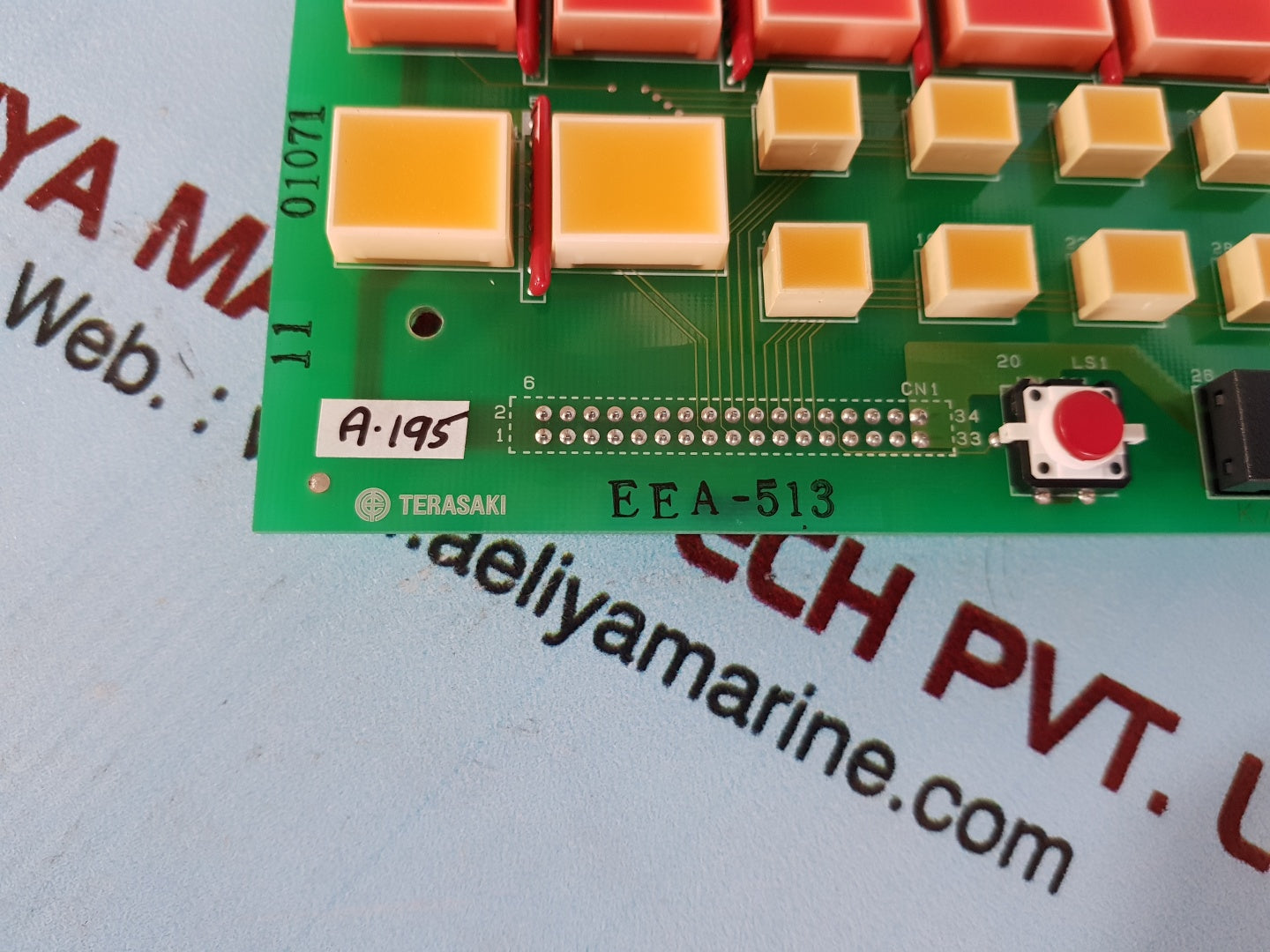 Terasaki eea-513 k/985/9-001 ext alarm led & sw module