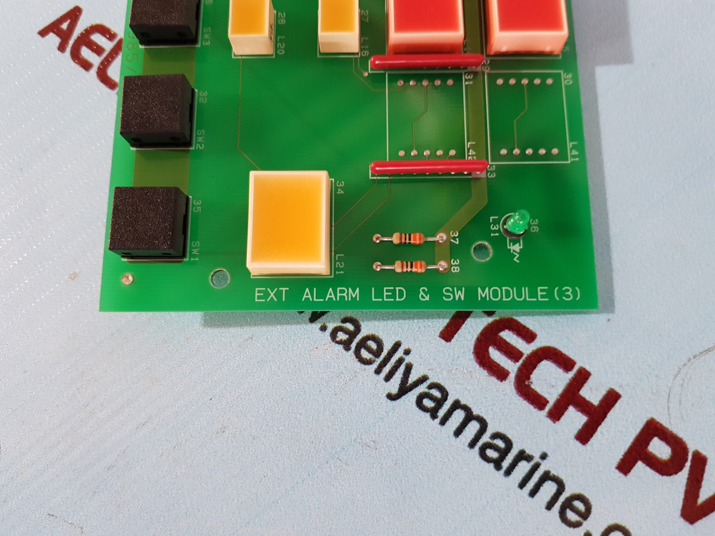 Terasaki eea-513 k/985/9-001 ext alarm led & sw module