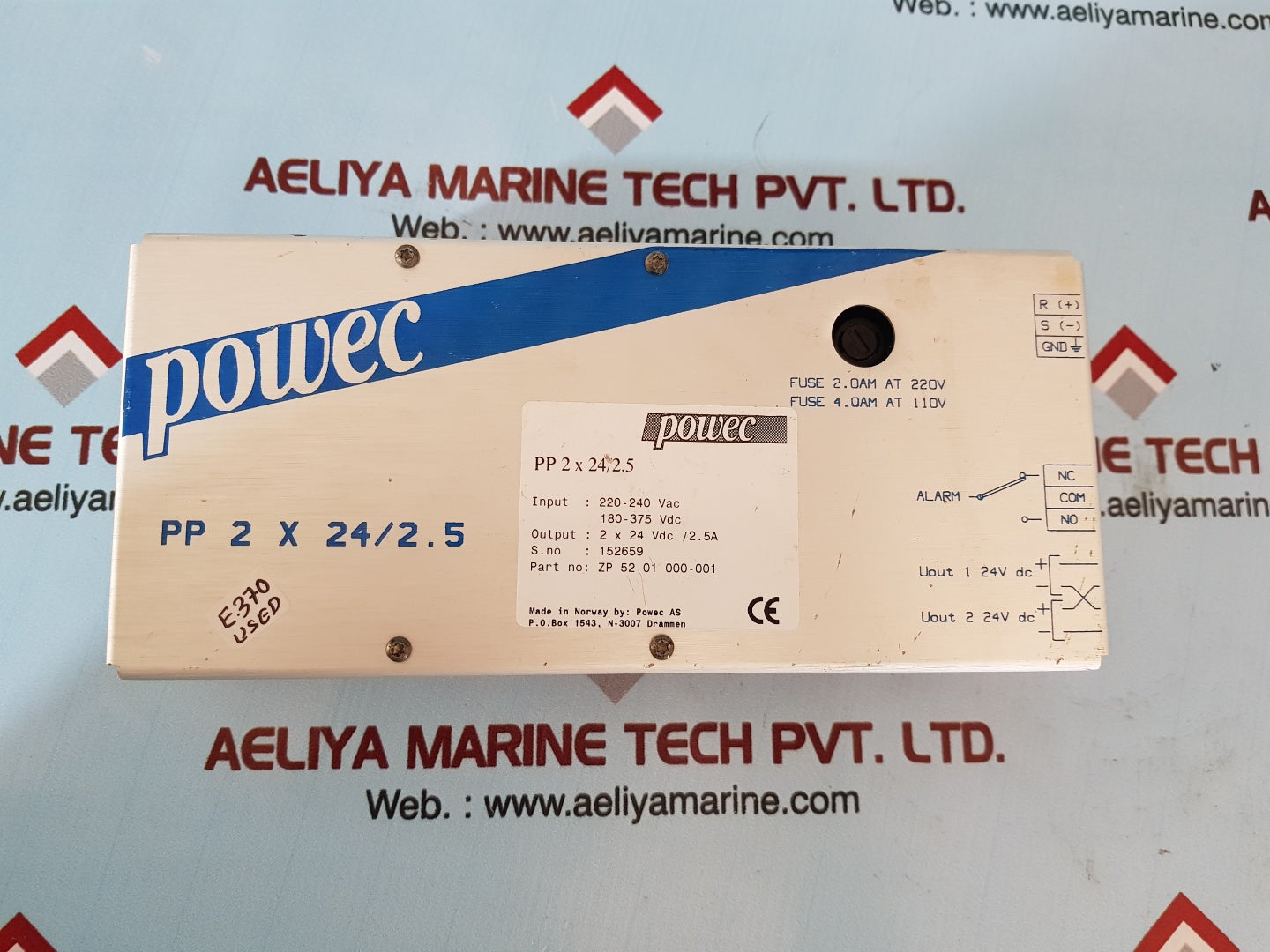 Powec pp 2x24/2.5 zp 52 01 000-001 power supply