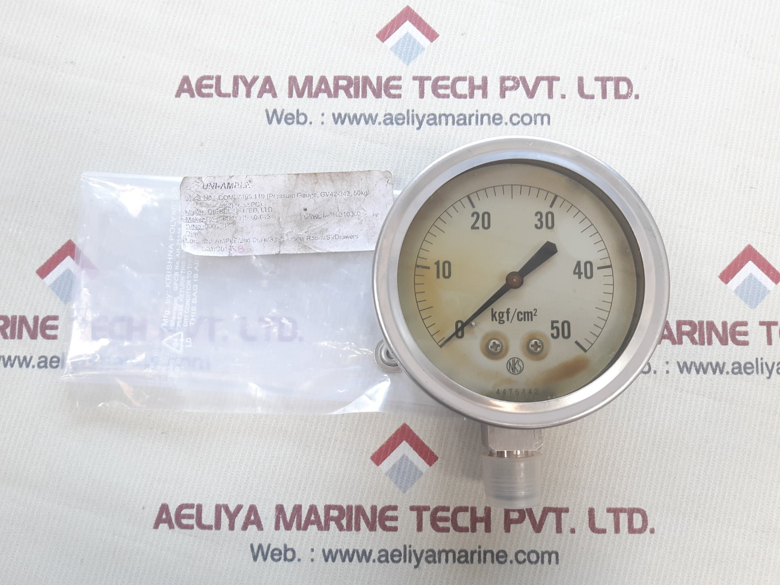 Nks 4476442 pressure gauge 0-50 kgf/cm²