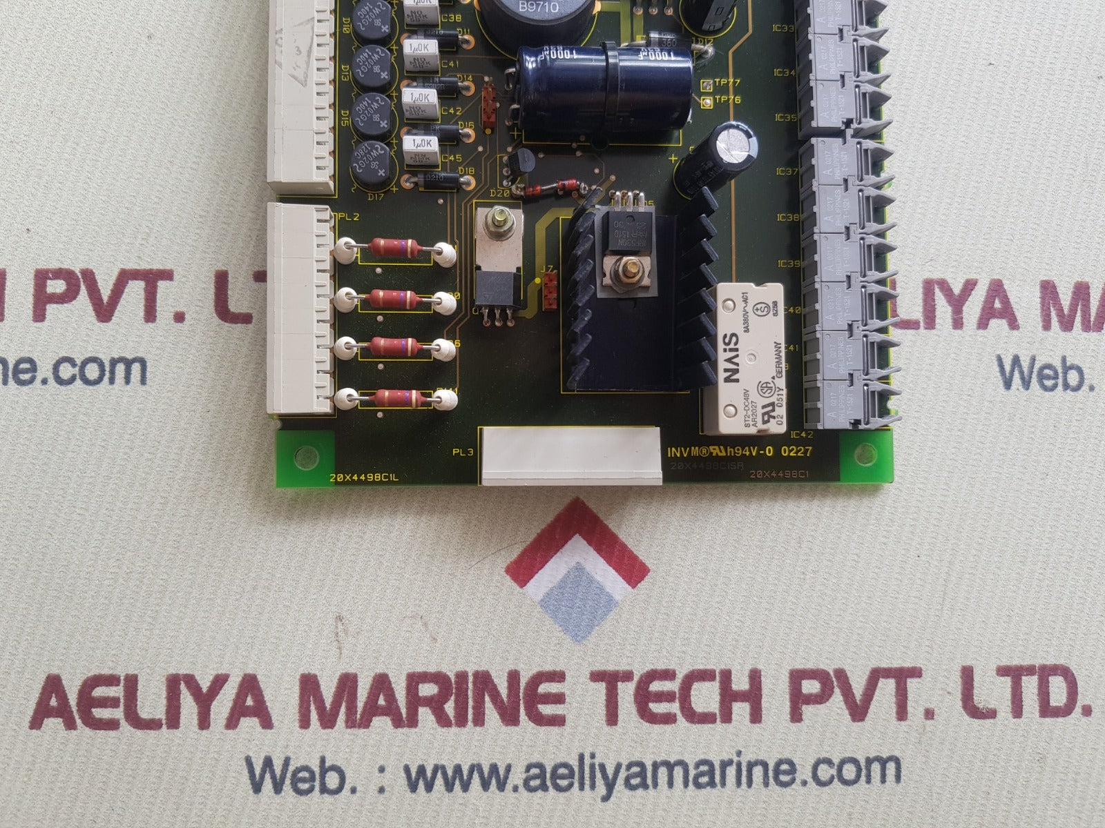 Alstom 20x4498/110c mk20 distribution board