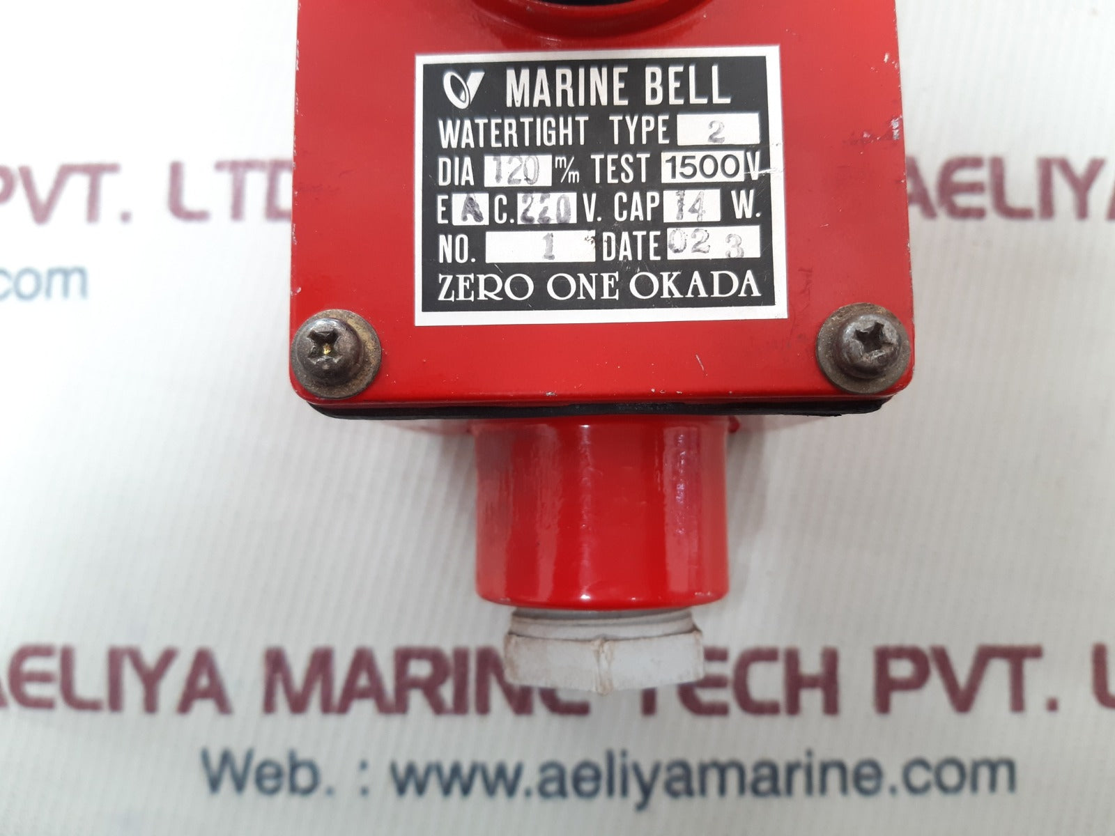 zero one okada Watertight type 2 marine bell cap 14w